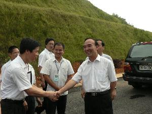 广西交通厅黄华宽厅长视察醴潭高速公路项目 - 企业要闻 - 888集团电子游戏