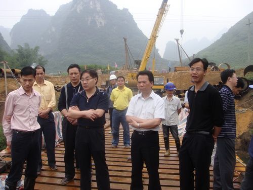 水利部珠江水利委员会向导莅临宜河八标视察事情 - 企业要闻 - 888集团电子游戏