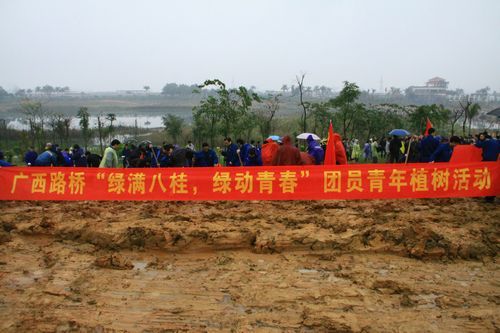 总公司团委组织青年员工加入“绿满八桂，，绿动青春”植树活动 - 企业要闻 - 888集团电子游戏