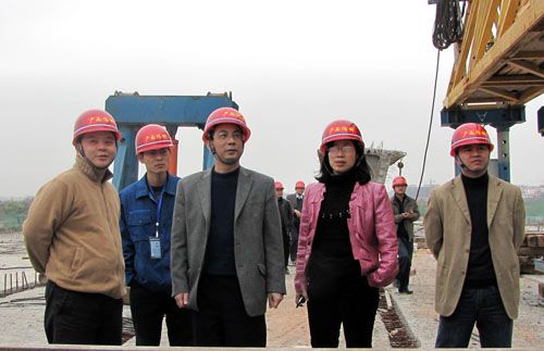 总公司党委曹文海书记一行到江西赣州市新世纪大桥检查指导事情 - 企业要闻 - 888集团电子游戏