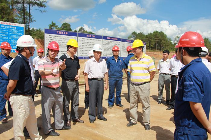 区交通运输厅厅长潘巍一行深入靖那1标施工现场视察事情 - 企业要闻 - 888集团电子游戏