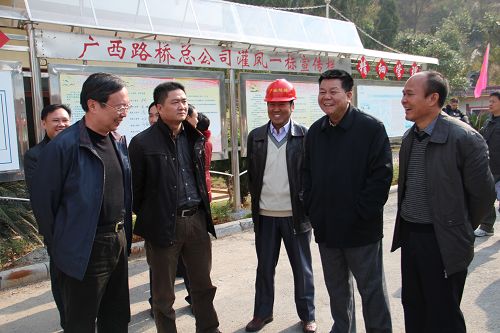 自治区国资委党委书记尹开国、发改委副主任廖小波到灌凤1标考察调研 - 企业要闻 - 888集团电子游戏