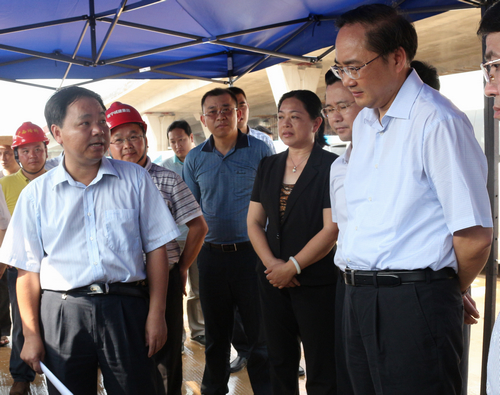 南宁市市委书记余远辉视察白沙-星光大道立交工程 - 企业要闻 - 888集团电子游戏