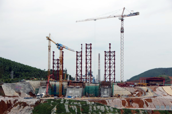 柳南改扩建№7标马滩红水河特大桥5#拱座乐成封顶 - 工程动态 - 888集团电子游戏